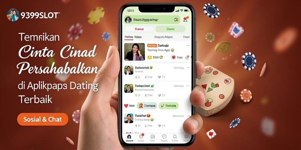 Tampilan antarmuka aplikasi 9399SLOT yang menarik dan user-friendly.