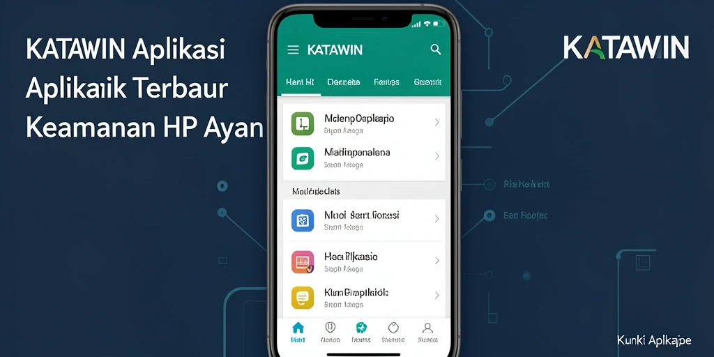 Tampilan antarmuka KATAWIN yang sederhana dan fungsional.