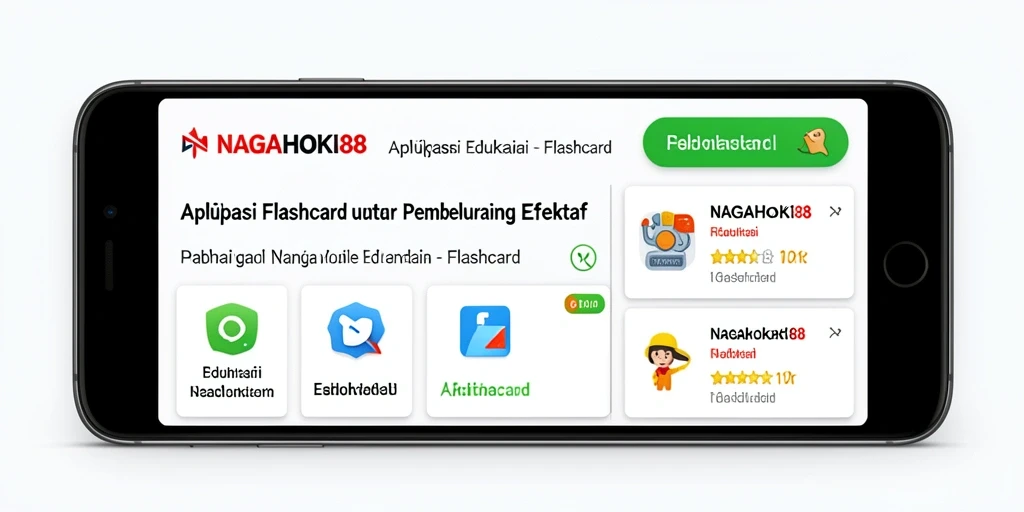 Tampilan modern dan antarmuka intuitif NAGAHOKI88 untuk pembelajaran flashcard.