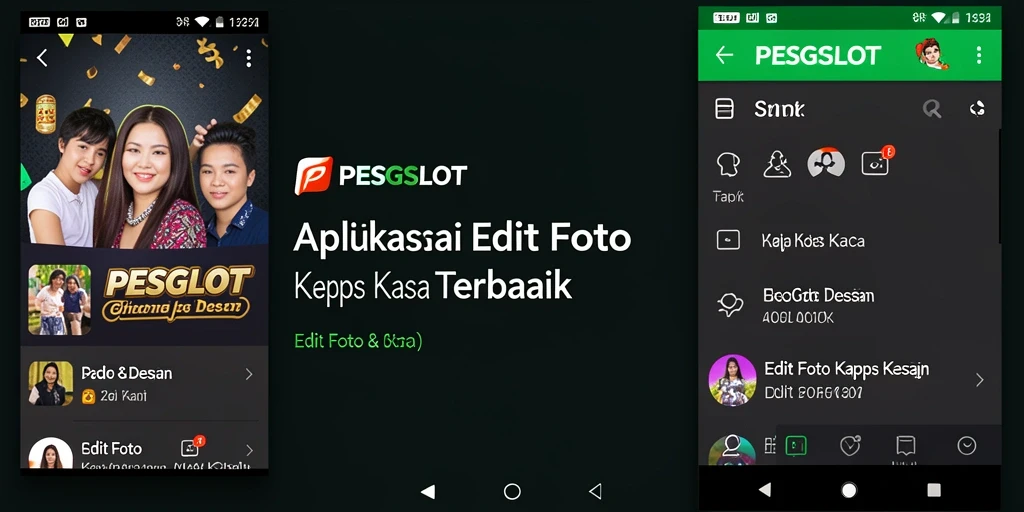 Tampilan antarmuka PESGSLOT yang menarik dan mudah digunakan untuk Edit Foto Kertas Kaca.
