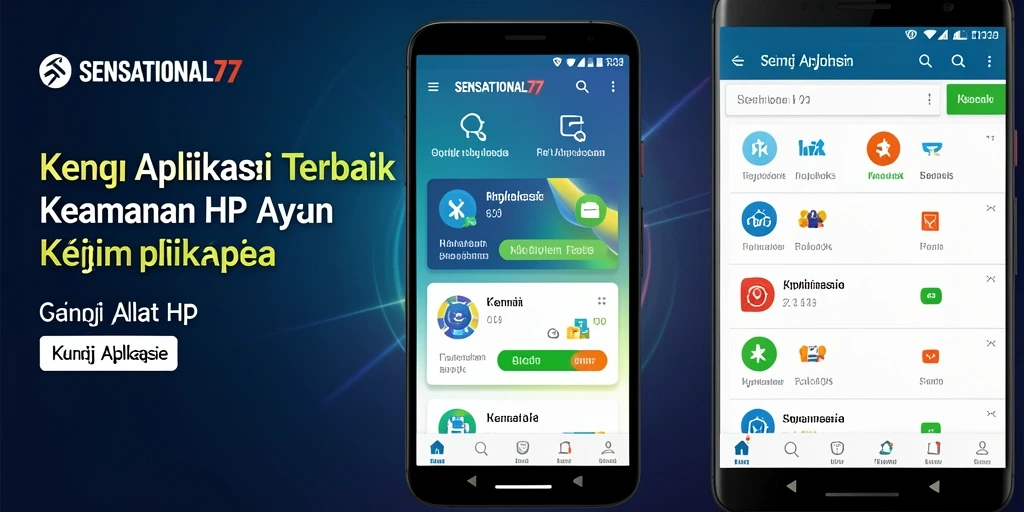 Tampilan antarmuka SENSATIONAL77 yang sederhana dan mudah dinavigasi.